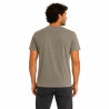 T-shirt homme regular acid wash en jersey print devant Forest