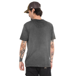 T-shirt homme regular heavy wash en jersey print devant Gary