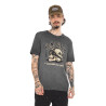 T-shirt homme regular heavy wash en jersey print devant Gary