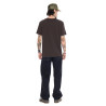 T-shirt homme regular en slub heavy wash print devant Pedro