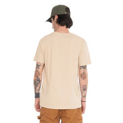 T-shirt homme regular en slub heavy wash print devant Track