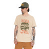 T-shirt homme regular en slub heavy wash print devant Track