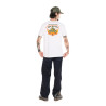 T-shirt homme regular col V en jersey 180GSM print devant et dos Nash