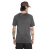 T-shirt homme regular col V en slub avec print devant Wolf