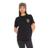 T-shirt femme col rond avec imprimé devant et dos Smoke