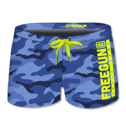 Boxer de bain enfant imprimé Camou
