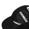 Casquette baseball en velours côtelé Velvet