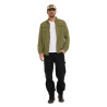 Chemise homme manches longues en coton et lin broderie dos Lino