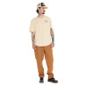 T-shirt homme comfort en jersey print devant et dos Oil