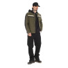 Veste motard doublée homme en simili Leroy