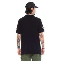 Polo piqué slub avec écusson Raph