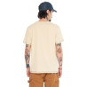 T-shirt homme regular en slub heavy wash print devant Zane