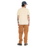 T-shirt homme regular en slub heavy wash print devant Zane