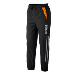 Pantalon de jogging homme bi-matière avec poches et logo 1224790