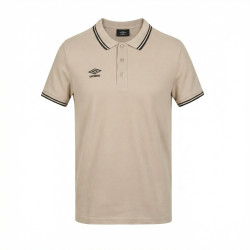 Polo homme bicolore en coton pique avec logo brodé 806451