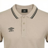 Polo homme bicolore en coton pique avec logo brodé 806451