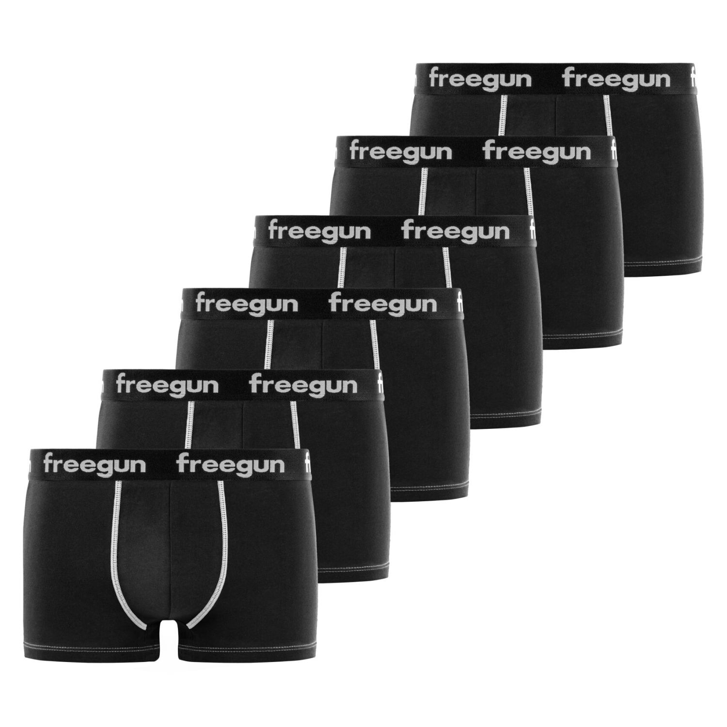 Lot de 6 boxers garçon en Coton