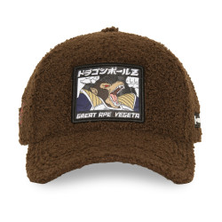 Casquette baseball en sherpa avec patch Dragon Ball Z Sherpa