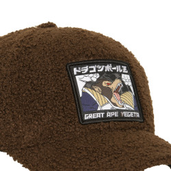 Casquette baseball en sherpa avec patch Dragon Ball Z Sherpa