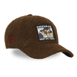 Casquette baseball en sherpa avec patch Dragon Ball Z Sherpa