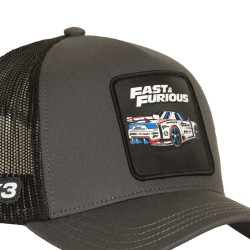 Casquette trucker avec filet et patch Fast and Furious Drift