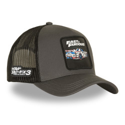 Casquette trucker avec filet et patch Fast and Furious Drift