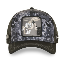 Casquette trucker avec filet et patch Looney Tunes Duo