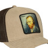 Casquette trucker premium avec filet et patch Art Mono