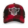 Casquette trucker premium avec filet et logo brodé Goldorak Head