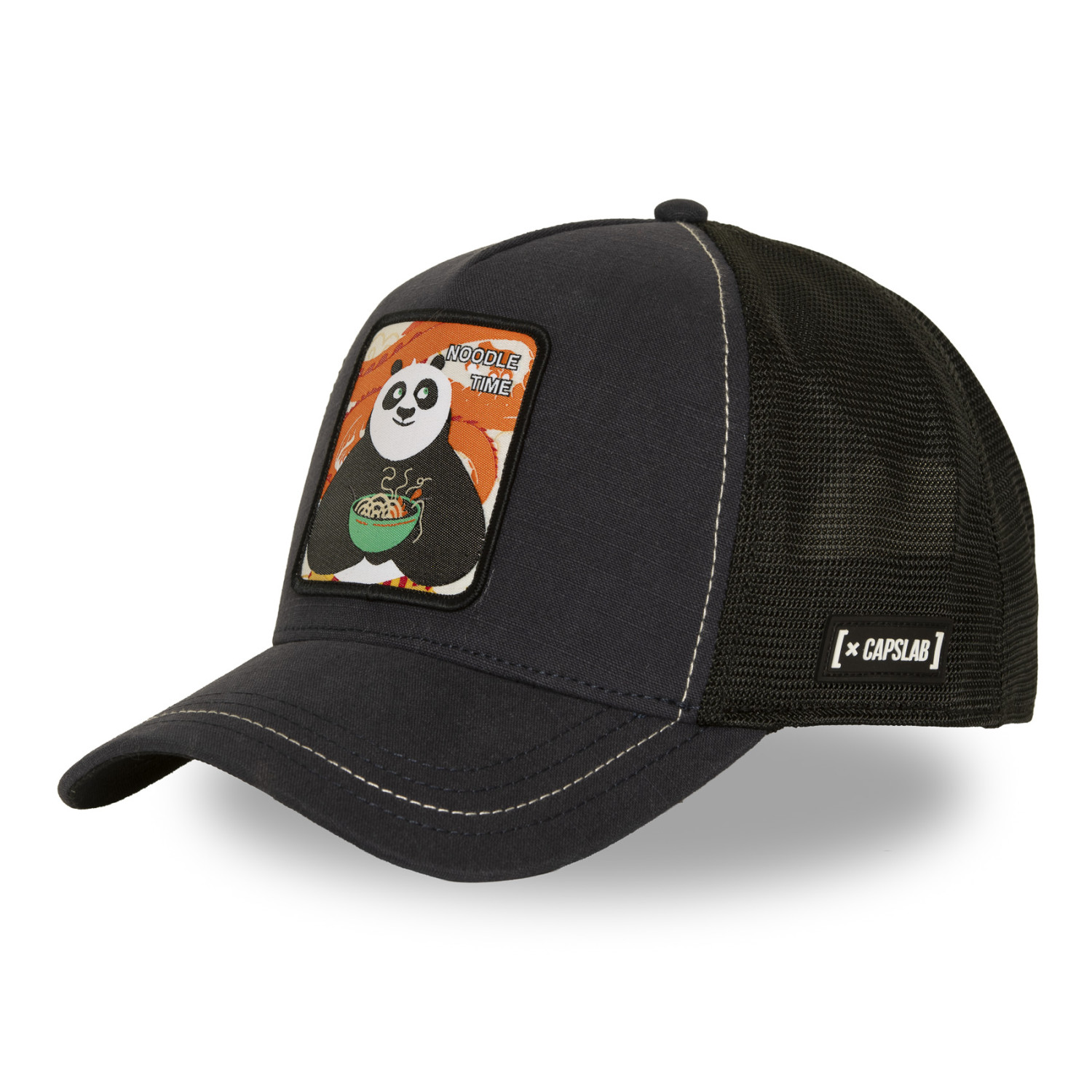 Casquette trucker premium avec filet et patch Kung fu Panda 2