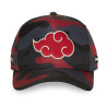 Casquette trucker premium avec logo brodé Naruto Shippuden Red Camo