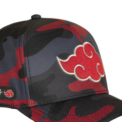 Casquette trucker premium avec logo brodé Naruto Shippuden Red Camo