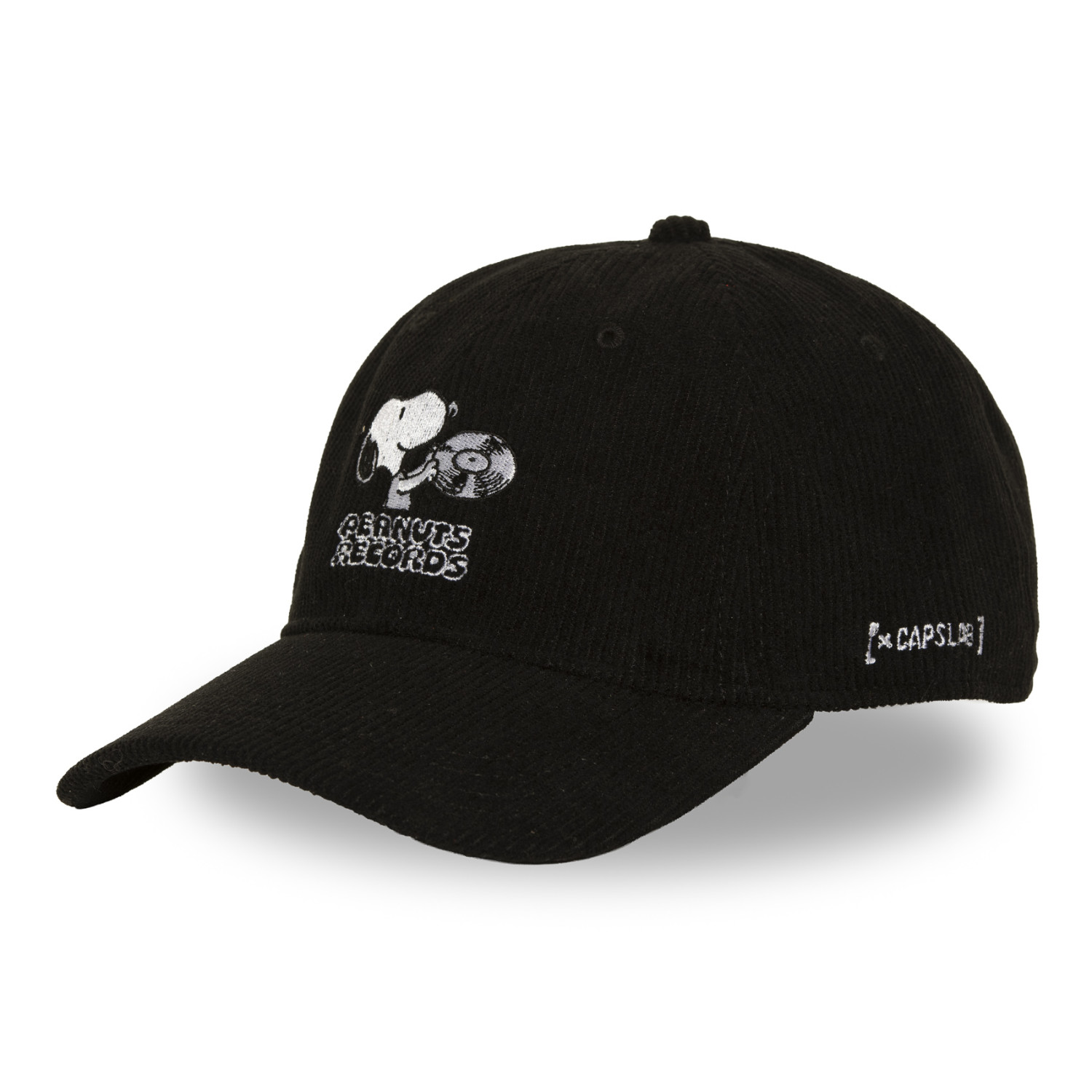 Casquette Dad cap velours avec broderie Peanuts Records