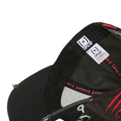Casquette trucker effet usé avec filet et patch Pop Legend