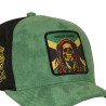 Casquette trucker en suédine avec filet et patch Reggae Legend