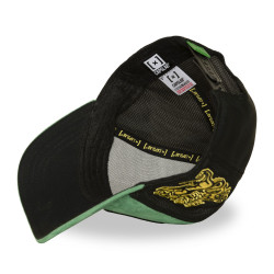 Casquette trucker en suédine avec filet et patch Reggae Legend