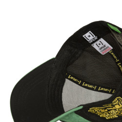 Casquette trucker en suédine avec filet et patch Reggae Legend