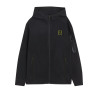 Sweat sport zippé à capuche junior en interlock et patch rubber Clyde