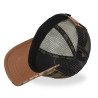 Casquette baseball avec filet imprimé carreaux et écusson Carreaux 08