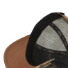 Casquette baseball avec filet imprimé carreaux et écusson Carreaux 08