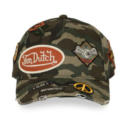 Casquette baseball imprimée camouflage avec écusson Kamo Classic