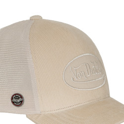Casquette baseball premium filet en velours côtelé et patch LOFB48