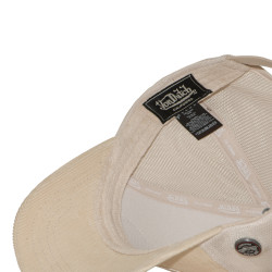 Casquette baseball premium filet en velours côtelé et patch LOFB48