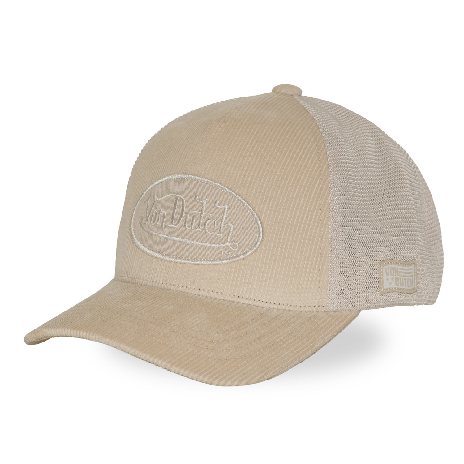 Casquette baseball premium filet en velours côtelé et patch LOFB48