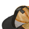 Casquette baseball imprimée devant avec filet et écusson Tag