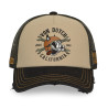 Casquette trucker filet effet usé avec print Crew Catlifornia