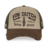 Casquette trucker filet effet usé avec print Crew Work Shop