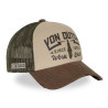 Casquette trucker filet effet usé avec print Crew Work Shop