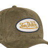 Casquette trucker en suédine avec filet et écusson fourrure Fur