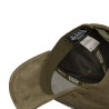 Casquette trucker en suédine avec filet et écusson fourrure Fur